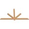 Ekena Millwork Kennewick Timber Gable Bracket, Western Red Cedar, 72"W x 39"H x 1 1/2"D x 3 1/2"F, 13/12 Pitch GBW072X39X0204KEN00SWR - alternate 4